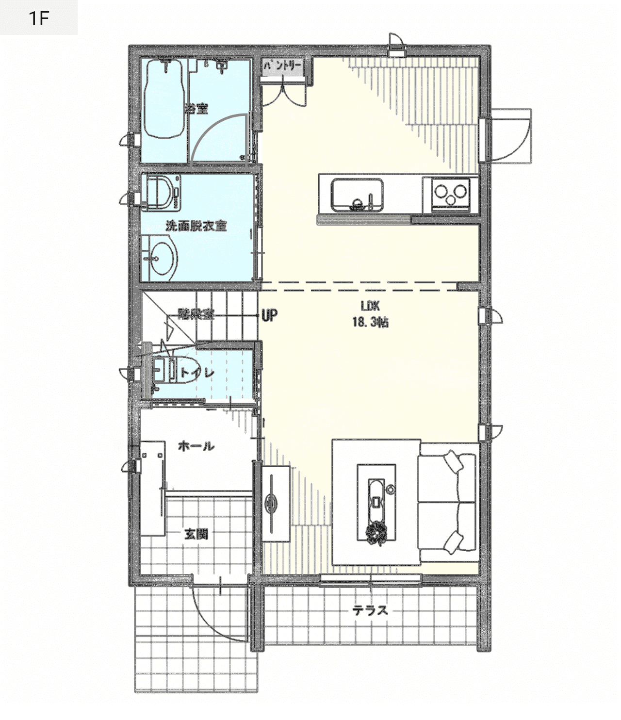 1F 見取り図