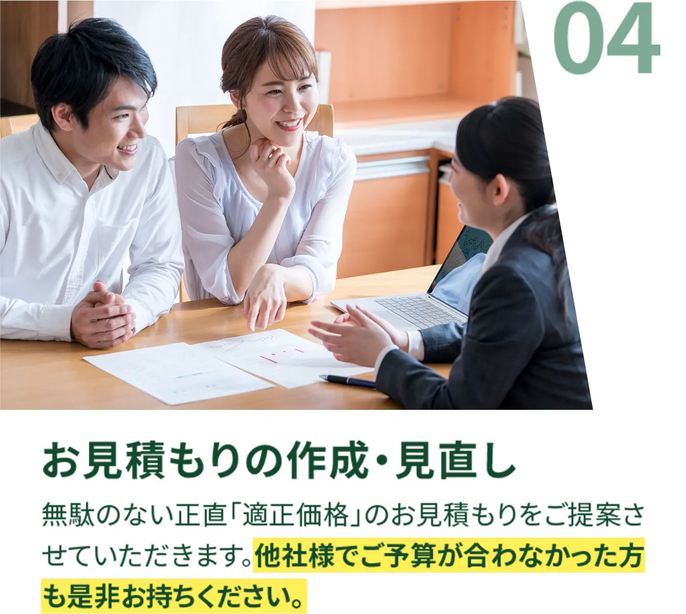 お見積もりの作成・見直し