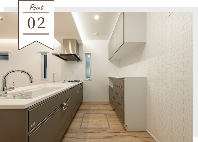 機能美を追求した、賢いキッチン