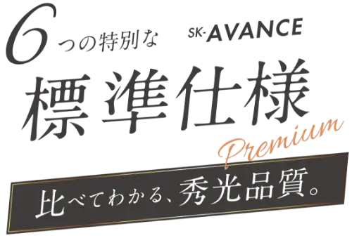 6つの特別な標準仕様 SK-AVANCE