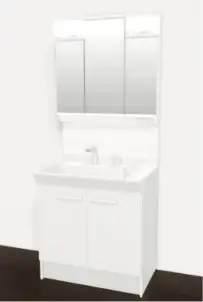 3面鏡付洗面化粧台PV