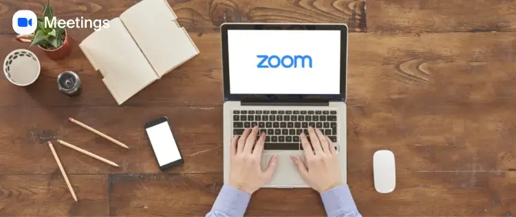 イメージ画像：ビデオ通話にはZOOMを使用