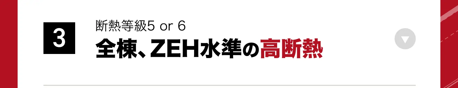 3　全棟、ZEH水準の高断熱