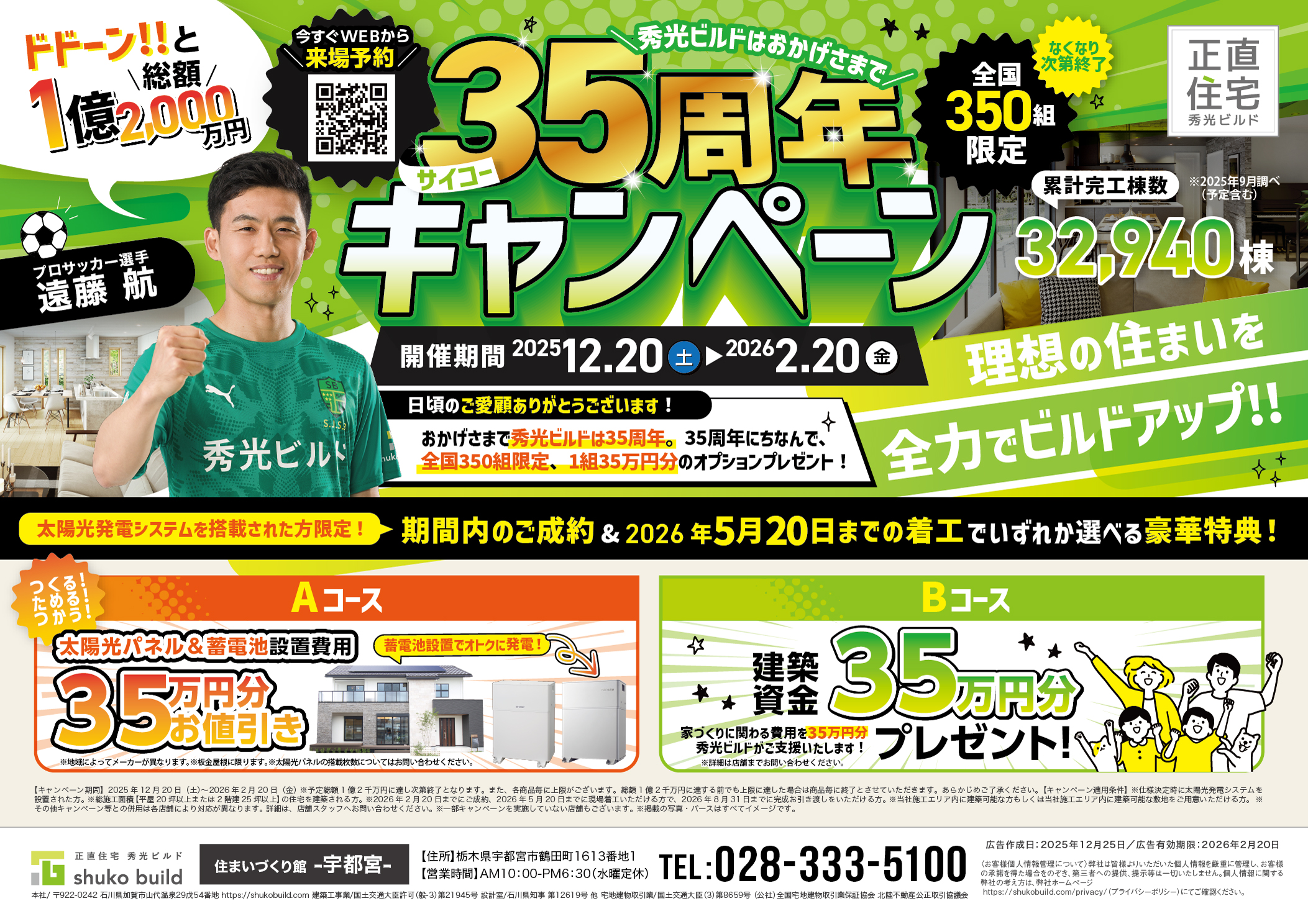 35周年キャンペーン（＠宇都宮店）